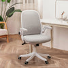 Office Desk Chair Ergonomic Task Chair Swivel Seat Flip-up Arms Lumbar Support