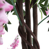 Large Potted Pink Wisteria Artificial Flowers Fake Plants Tree Home Garden Decor