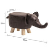Large luxury animal footstool Ottoman cushion stool rest cushion seat sofa chair