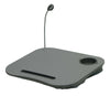 Laptop Tray Lap Desk Cushioned Portable Computer Reading LED Light Work Station