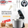 7-Speed Electric Food Stand Hand Mixer Bowl Cake Dough Hook Whisk Beater UK PLUG