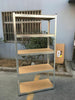 GALVANISED - 5 TIER METAL SHELVING UNIT STORAGE RACKING SHELVES GARAGE WAREHOUSE
