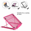Adjustable Laptop Stand Folding Portable Mesh Desktop iPad Holder Office Support