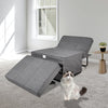 4 In 1 Sofa Bed Convertible Recliner Chair Folding Single Sleeper Lounger Grey