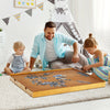 1500 Pcs Puzzle Board Wooden Jigsaw Storage Table W/ 4 Sliding Drawers