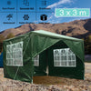 3X3m Garden Marquee Heavy Duty Outdoor Tent Strong Waterproof Gazebo Breathable