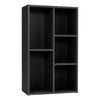 5 Cube Storage Bookcase Book Shelf Organizer Cabinet Stand Wooden Shelving Unit