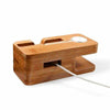 Wooden Charger Phone Stand Charging Dock for iWatch iPhone X XR XSM Apple Watch