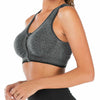 Ladies Zip Front Fastening Sports Bra Medium to High Impact Non Wired Comfort
