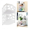 Waterproof 2 Tier Corner Storage Shower Bath Caddy Shelving Free Standing Shelf