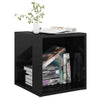 High Gloss Black Coffee Table Side End Tables Living Room Furniture 33x33x34.5cm
