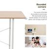 Home Wood Computer Desk PC Laptop Table Office Study Simple Workstation Shelves