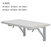 Home Office Floating Desk Drop-leaf Folding Wall Mounted Computer Table Storage