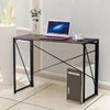 Folding Wood Computer Desk Table Compact Foldable Home Office Computer PC Laptop