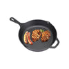 Cast Iron Skillet Frying Pan Pancake Griddle BBQ Premium Quality Multi-Choice UK