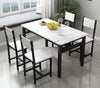 Wooden Dining Table and 4 Chair Set Dining Room Chairs Kitchen Home Furniture