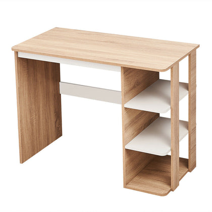 Computer Desk Home Office Student Working Study Writing PC Table with Book Shelf