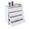 Modern Chest of Drawers Bedside Table Cabinet 4 Drawer Bedroom Storage Wood UK