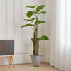 Artificial Alocasia Tree Plant Pot Home Office Exotic Tropical Decor Realistic