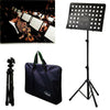 Heavy Duty Conductor Orchestral Sheet Music Stand Tripod Base Folding Holder+Bag