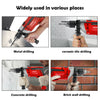 850w Electric Impact Hammer Drill Variable Speed -Wood /Concrete/ & Bit Set