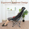 Folding Camping Chair Portable Outdoor Picnic Beach Sun lounger with Side Pocket