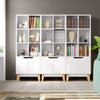 6 Cubes Bookshelf Storage Unit With 2 Door Cupboard Display Shelving Bookcase