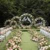 Backdrop Circle Arch Wedding Flower Arch Rack 2M Round Metal Stand Decorations