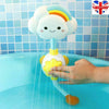 Baby Bath Toy Children rainbow Cloud Spray Water Shower Tub Faucet Bathroom toy