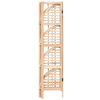 4 Tier Cedar Wooden Corner Shelf Standing Display Storage Rack Unit Foldable New