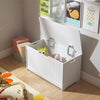 Wooden Toy Box Storage Unit Chest Children Kids Baby Nusery Bedroom Playroom