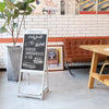 Wooden A Board Chalkboard Sandwich Pavement Menu Board Cafe Wedding Xmas 110cm