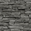 Realistic 3D Vintage Brick Effect Rustic Stone Grey Textured Vinyl Wallpaper