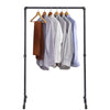 Heavy Duty Clothes Rail Rack Hanging Garment Display Stand Storage Shelf Black