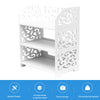 3/4/7 Tier Shoes Storage Cabinet White Door Organiser Shelf Rack Stand Unit New