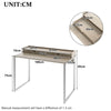 Computer Desk Dressing Table Work Table Home Office Table Retro Industrial Style