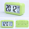 UK Digital LCD Snooze Electronic Alarm Clock with LED Backlight Light Control