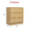 Modern Bedside Table Cabinet 2/3/4 Chest of Drawers Storage Nightstand Bedroom