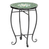 Mosaic Bistro Set Outdoor Patio Garden Furniture Side Table Set Folding Chairs