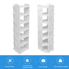 7 Tiers Shoes Storage Cabinet White Door Organiser Shelf Rack Stand Unit New