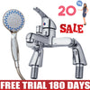 Modern Bathroom Chrome Sink Bath Filler Tap Shower Mixer Taps with Handset Hose
