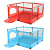 4 Sides Baby Playpen by house & Round Zipper Door Play Pen for Toddlers