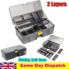 Waterproof Plastic Double Layers for Fishing Tackle Case Lures Bait Storage Box
