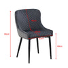 2X Velvet Dining Chairs Diamond Seat Padded Kitchen Dining room Chairs CLIPOP