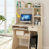 Computer Desk with Drawer Shelves Desktop PC Table Home Office Workstation Ace