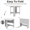 Modern Narrow Kitchen Breakfast Wooden Dining Table Folding Desk Drop Leaf Table