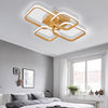 Aluminum LED Ceiling Lamp Ring Light Chandelier Lights Fixture Living Bedroom
