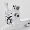 Modern Bathroom Chrome Sink Bath Filler Tap Shower Mixer Taps with Handset Hose