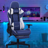 Office Gaming Chair 2D Armrests PC Computer Executive Seat Rocking Recliner Blue