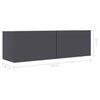 TV Cabinet TV Stand Unit Wall Mounted Floating Cupboard 2 Compartments Furniture